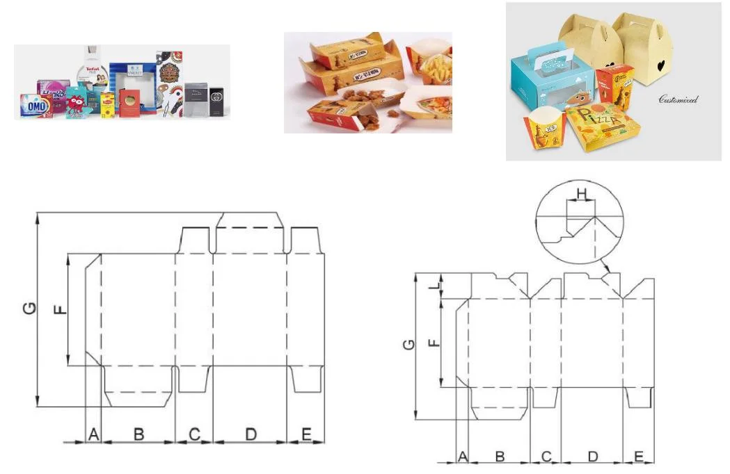 Rolam Auto Bottom Corrugated Carton Folder Gluer Machine