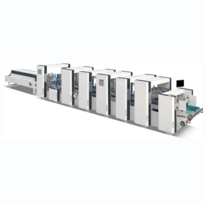 Factory Direct Sale Corrugated Carton Box Auto Folder Gluer Machine Automatic Carton Gluer Folder Machine