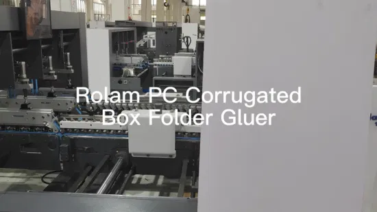 Rolam 자동 바닥 골판지 폴더 Gluer 기계